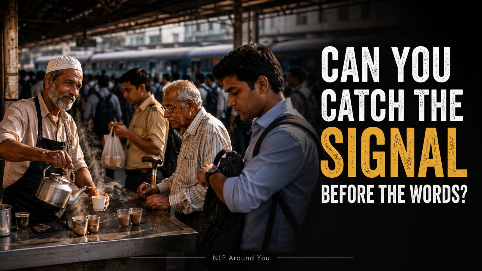 Can you catch the signal before the words?