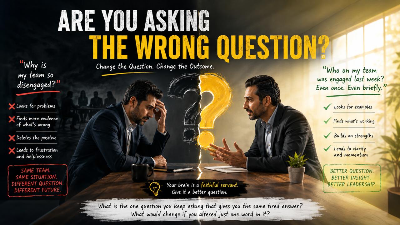 Are You Asking the Wrong Question?